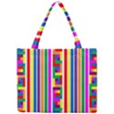 Rainbow Geometric Design Spectrum Mini Tote Bag View1