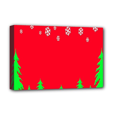 Merry Christmas Deluxe Canvas 18  X 12   by Nexatart
