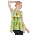 Pineapple Wallpaper Vintage Side Drop Tank Tunic View1