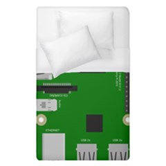 Raspberry Pi 3 Vector Duvet Cover (single Size)