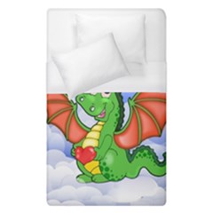 Dragon Heart Kids Love Cute Duvet Cover (single Size) by Nexatart