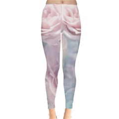 Pastel Roses Leggings  by Brittlevirginclothing