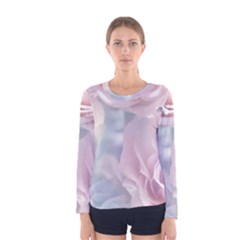 Pastel Roses Women s Long Sleeve Tee