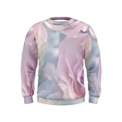 Pastel Roses Kids  Sweatshirt by Brittlevirginclothing