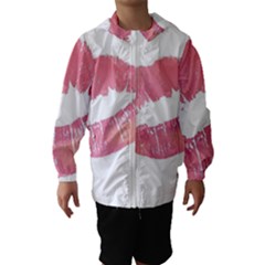 Pink Lips Hooded Wind Breaker (kids)