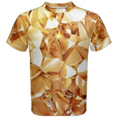 Golden Crystals Men s Cotton Tee by Brittlevirginclothing