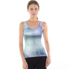 Blue hipster pattern Tank Top