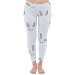 Cute Bunnies Classic Winter Leggings by Brittlevirginclothing