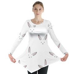 Cute Bunnies Long Sleeve Tunic  by Brittlevirginclothing