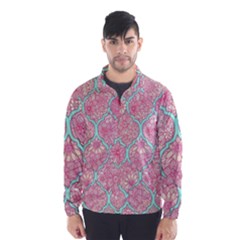 Moroccan flower mosaic Wind Breaker (Men)