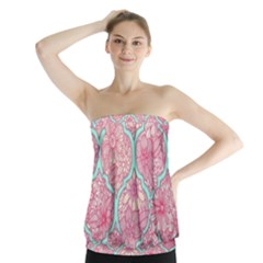 Moroccan flower mosaic Strapless Top