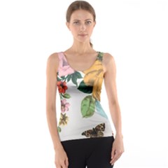 Vintage Flower Tank Top by Brittlevirginclothing