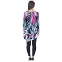 Colorful palm pattern Long Sleeve Tunic  View2