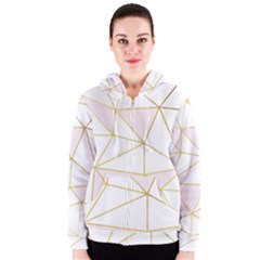 Cracked Women s Zipper Hoodie by Brittlevirginclothing