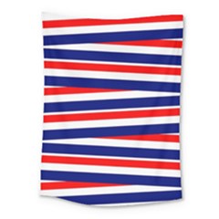 Red White Blue Patriotic Ribbons Medium Tapestry