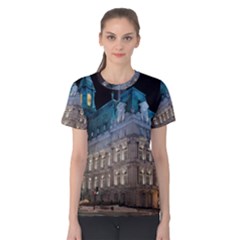 Montreal Quebec Canada Building Women s Cotton Tee