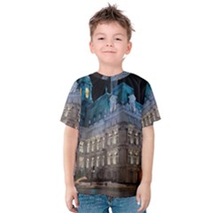 Montreal Quebec Canada Building Kids  Cotton Tee