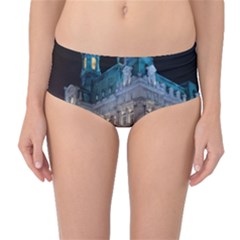 Montreal Quebec Canada Building Mid-Waist Bikini Bottoms