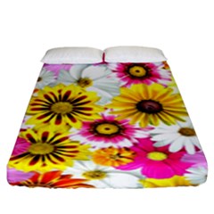 Flowers Blossom Bloom Nature Plant Fitted Sheet (king Size) by Nexatart