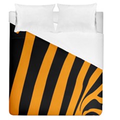 Tiger Pattern Duvet Cover (queen Size) by Nexatart