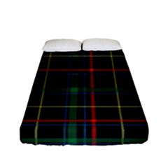 Plaid Tartan Checks Pattern Fitted Sheet (Full/ Double Size)