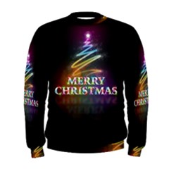 Merry Christmas Abstract Men s Sweatshirt