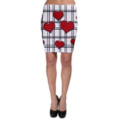 Hearts pattern Bodycon Skirt
