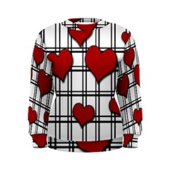 Hearts pattern Women s Sweatshirt