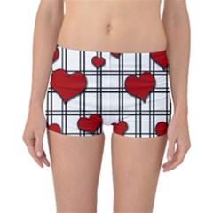 Hearts pattern Boyleg Bikini Bottoms