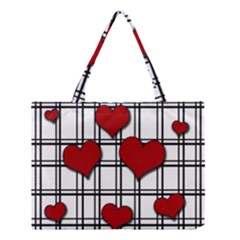 Hearts pattern Medium Tote Bag