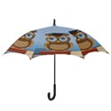 Read Owl Book Owl Glasses Read Hook Handle Umbrellas (Medium) View3