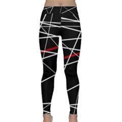 Lines Classic Yoga Leggings by Valentinaart