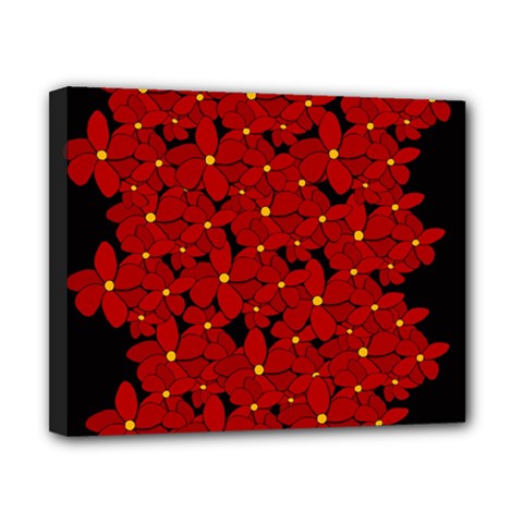 Red Bouquet  Canvas 10  X 8  by Valentinaart