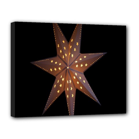 Star Light Decoration Atmosphere Canvas 14  x 11 