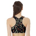 Spiders Background Sports Bra with Border View2