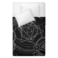 Formal Magic Circle Duvet Cover Double Side (single Size) by Nexatart