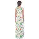 Cute butterflies and flowers pattern Empire Waist Maxi Dress View2