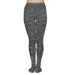 Gray Texture Women s Tights by Valentinaart