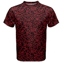 Red Coral Pattern Men s Cotton Tee by Valentinaart