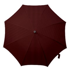Red Texture Hook Handle Umbrellas (small) by Valentinaart