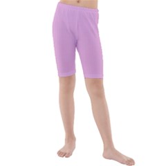 Pink Texture Kids  Mid Length Swim Shorts by Valentinaart