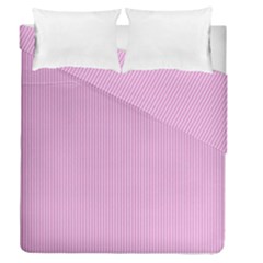 Pink Texture Duvet Cover Double Side (queen Size)