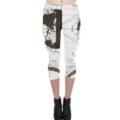 Planetary Equations Capri Leggings  by MTNDesignco