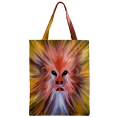 Monster Ghost Horror Face Zipper Classic Tote Bag by Nexatart