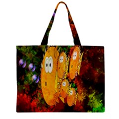 Abstract Fish Artwork Digital Art Zipper Mini Tote Bag by Nexatart