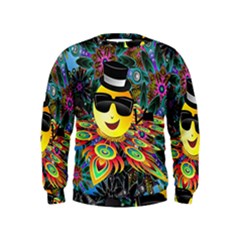 Abstract Digital Art Kids  Sweatshirt by Nexatart