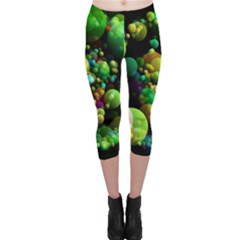 Abstract Balls Color About Capri Leggings  by Nexatart