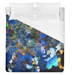 Abstract Farm Digital Art Duvet Cover (Queen Size)