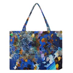 Abstract Farm Digital Art Medium Tote Bag