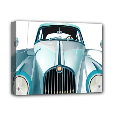 Oldtimer Car Vintage Automobile Deluxe Canvas 14  X 11  by Nexatart